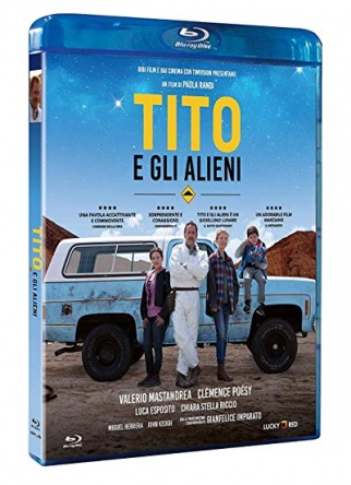 Locandina italiana DVD e BLU RAY Tito e gli alieni 